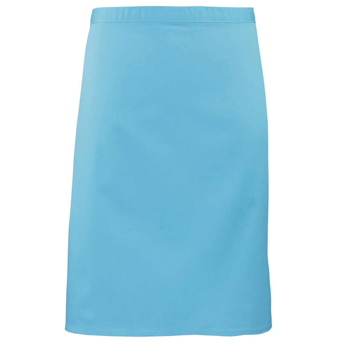 Turquoise - Front - Premier Ladies-Womens Mid-Length Apron