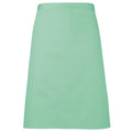 Aqua - Front - Premier Ladies-Womens Mid-Length Apron