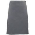 Steel - Front - Premier Ladies-Womens Mid-Length Apron