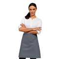 Steel - Back - Premier Ladies-Womens Mid-Length Apron