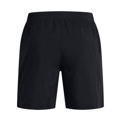 Black-Reflective Black - Back - Under Armour Mens Launch Shorts