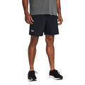 Black-Reflective Black - Side - Under Armour Mens Launch Shorts