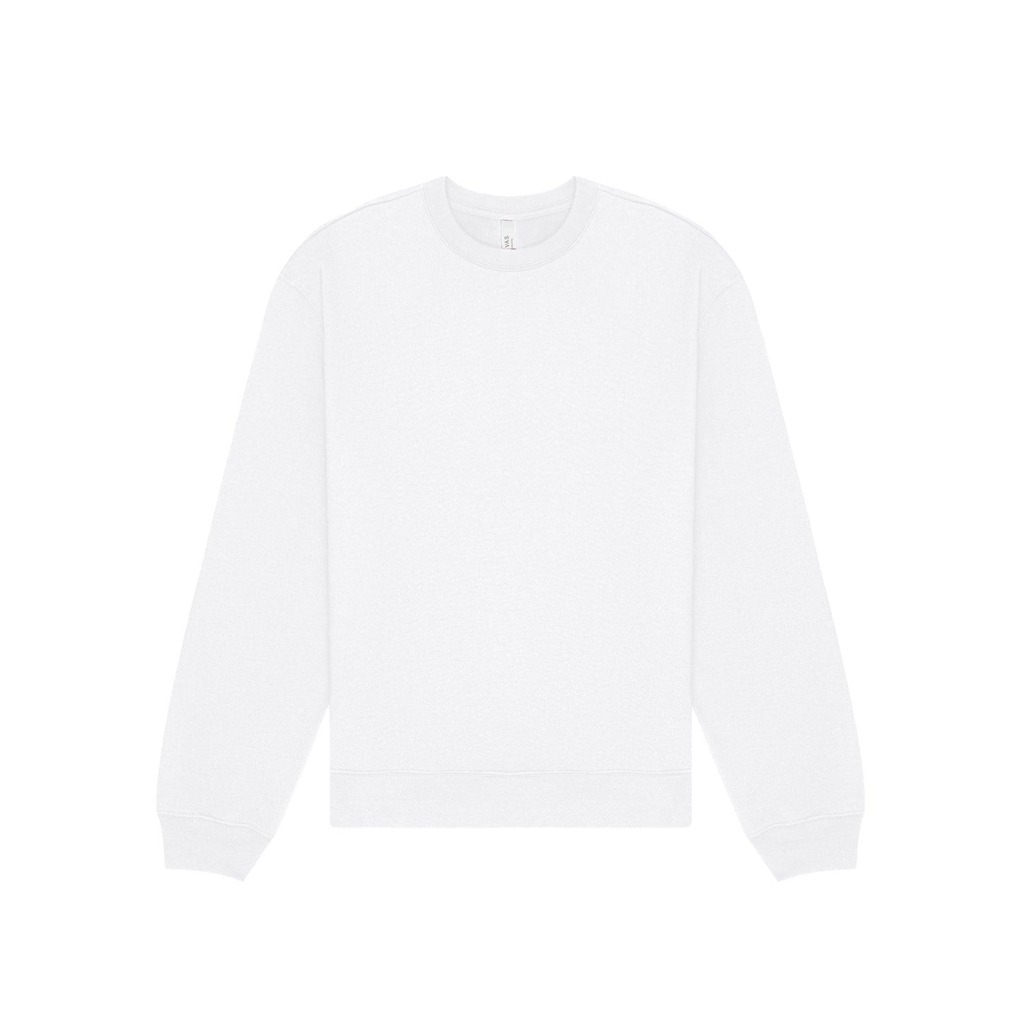 White - Front - Bella + Canvas Unisex Adult Heavyweight Crew Neck Sweatshirt