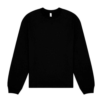Black - Front - Bella + Canvas Unisex Adult Heavyweight Crew Neck Sweatshirt