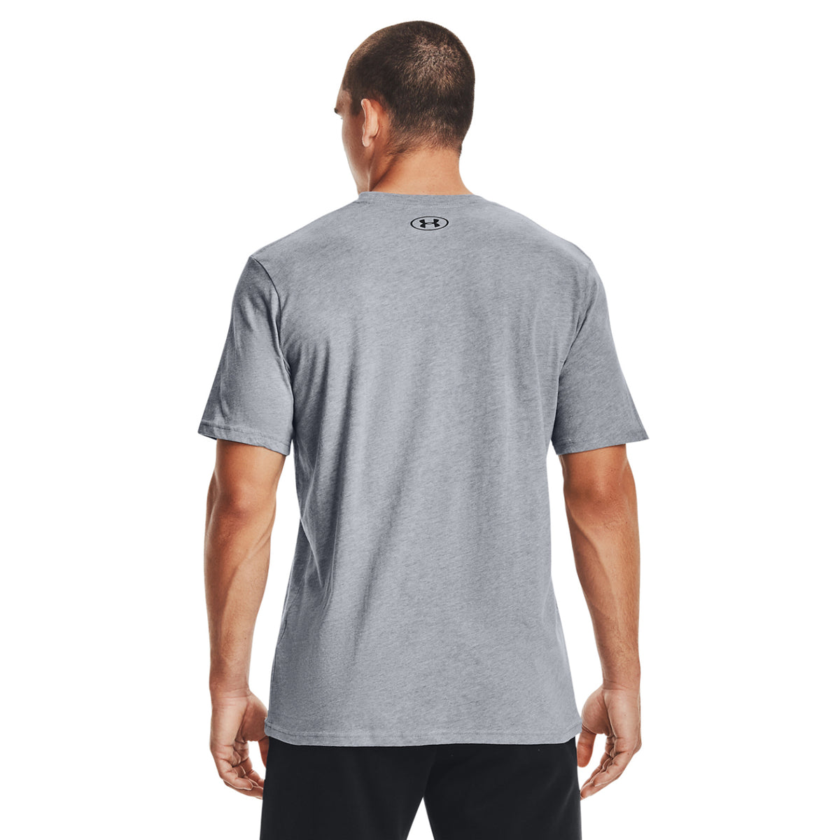 Light Steel Heather-Black - Lifestyle - Under Armour Mens Sportstyle Short-Sleeved T-Shirt