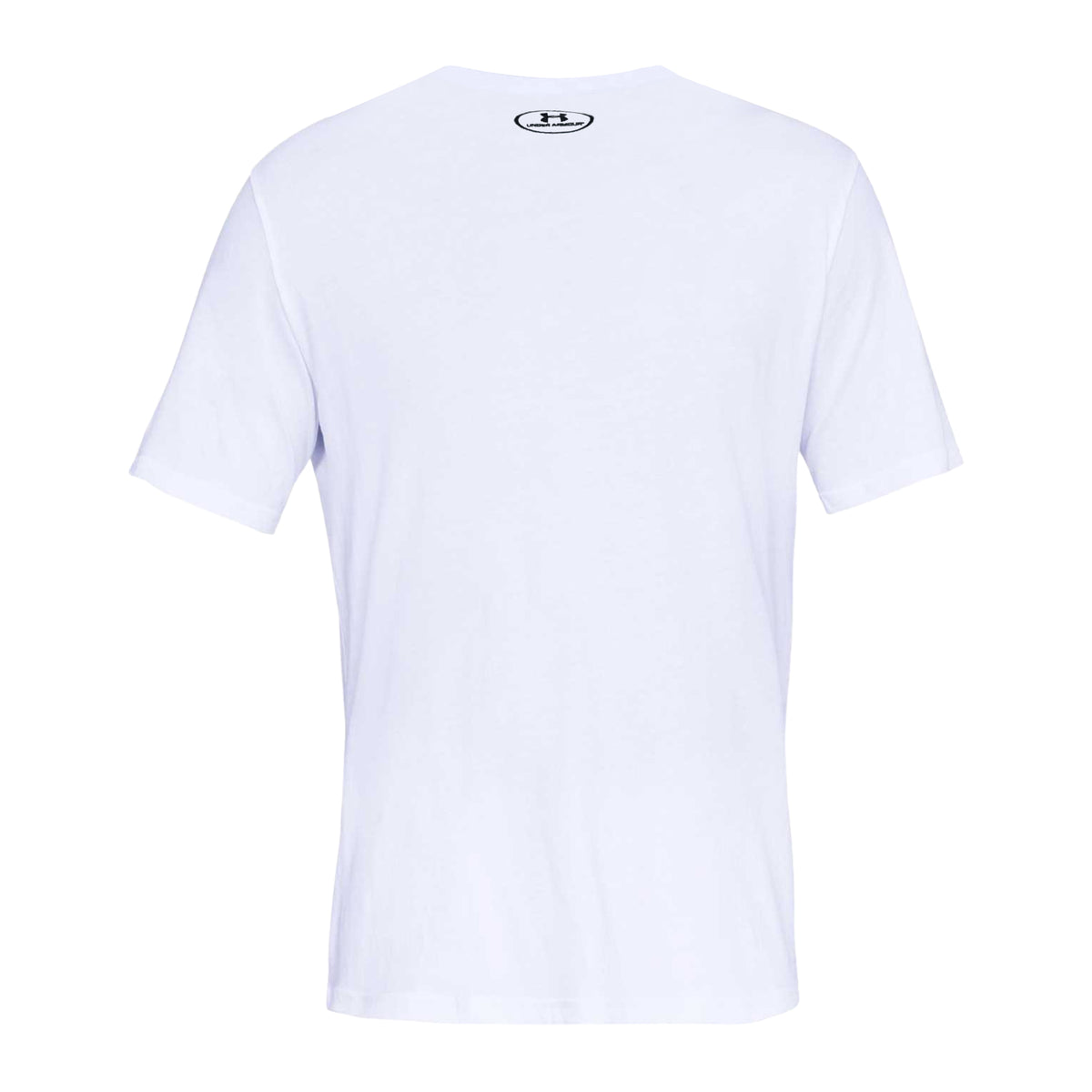 White-Black - Back - Under Armour Mens Sportstyle Short-Sleeved T-Shirt