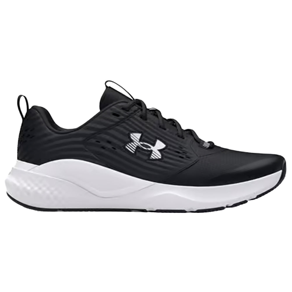 Black-White - Back - Under Armour Unisex Adult Charged Commit TR4 Trainers