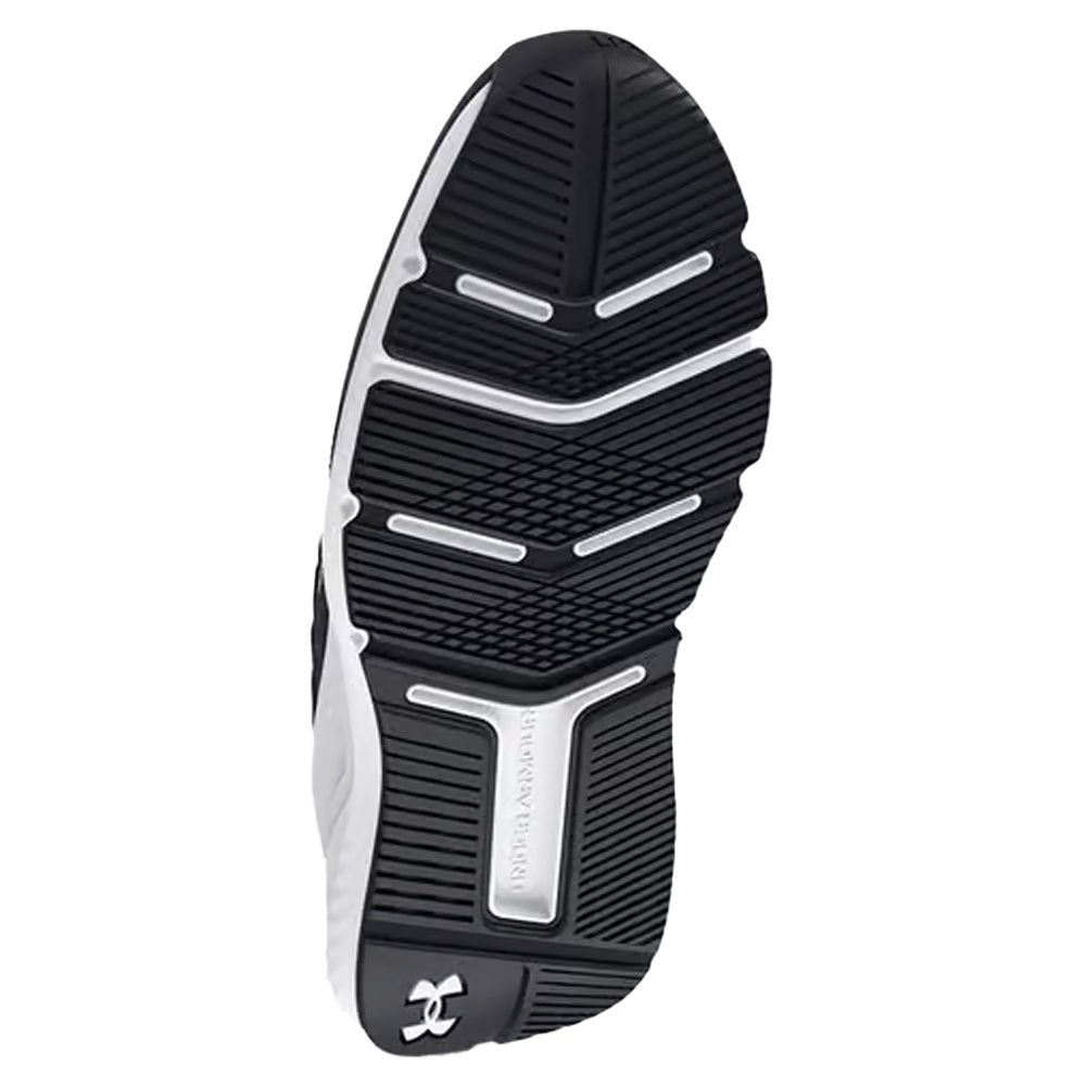 Black-White - Side - Under Armour Unisex Adult Charged Commit TR4 Trainers