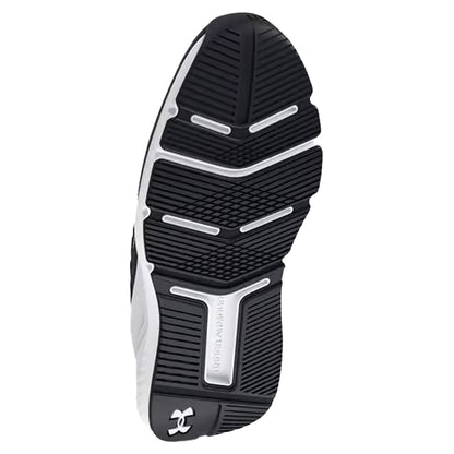 Black-White - Side - Under Armour Unisex Adult Charged Commit TR4 Trainers