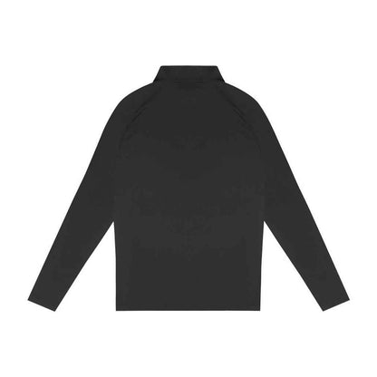 Jet Black - Back - AWDis Cool Mens Lightweight Quarter Zip Active Top