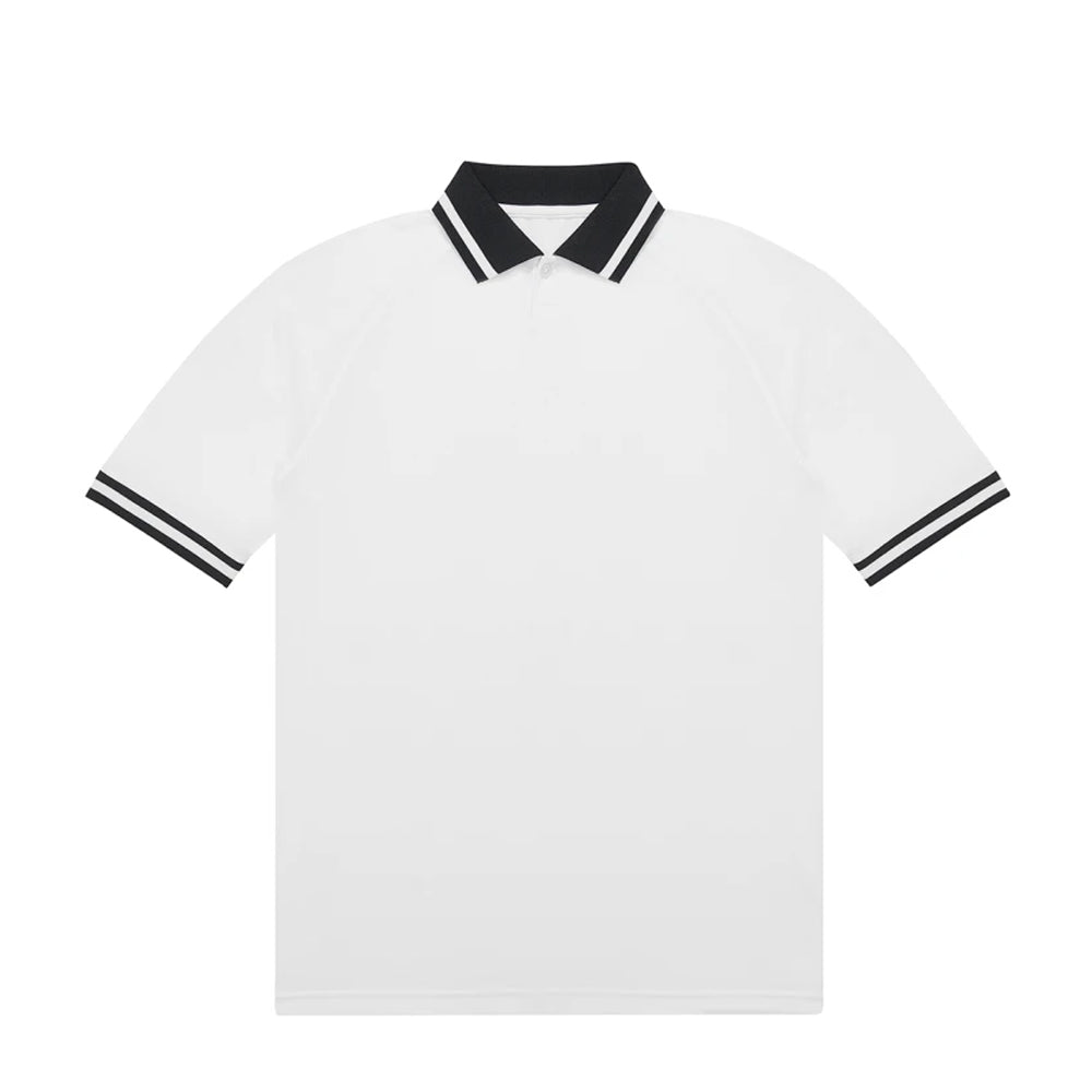 White - Front - B&C Unisex Adult Active Polo Shirt
