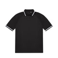 Black - Front - B&C Unisex Adult Active Polo Shirt