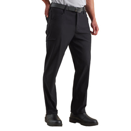 Black - Back - Premier Unisex Adult Adapt Stretchchecker Trousers