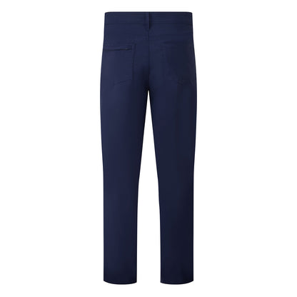 Navy - Back - Premier Unisex Adult Adapt Stretchchecker Trousers