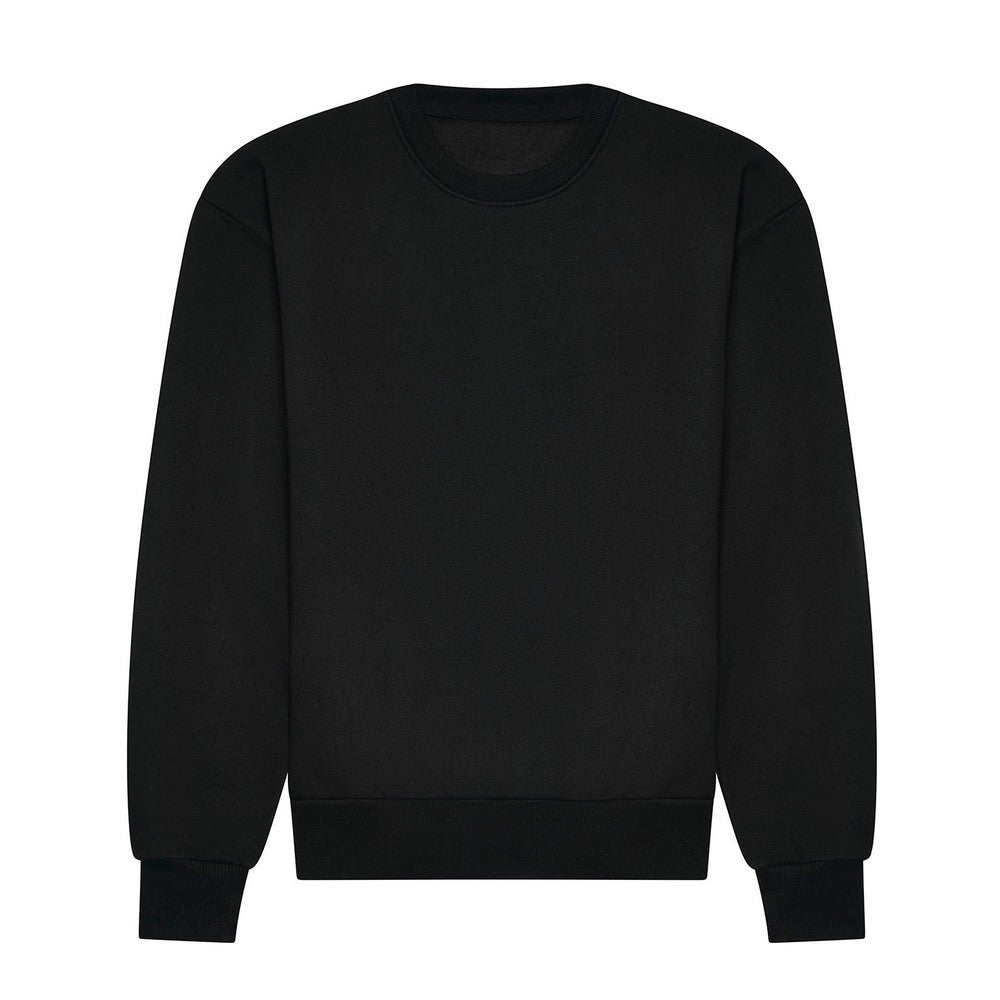 Deep Black - Front - Awdis Unisex Adult Signature Heavyweight Sweatshirt