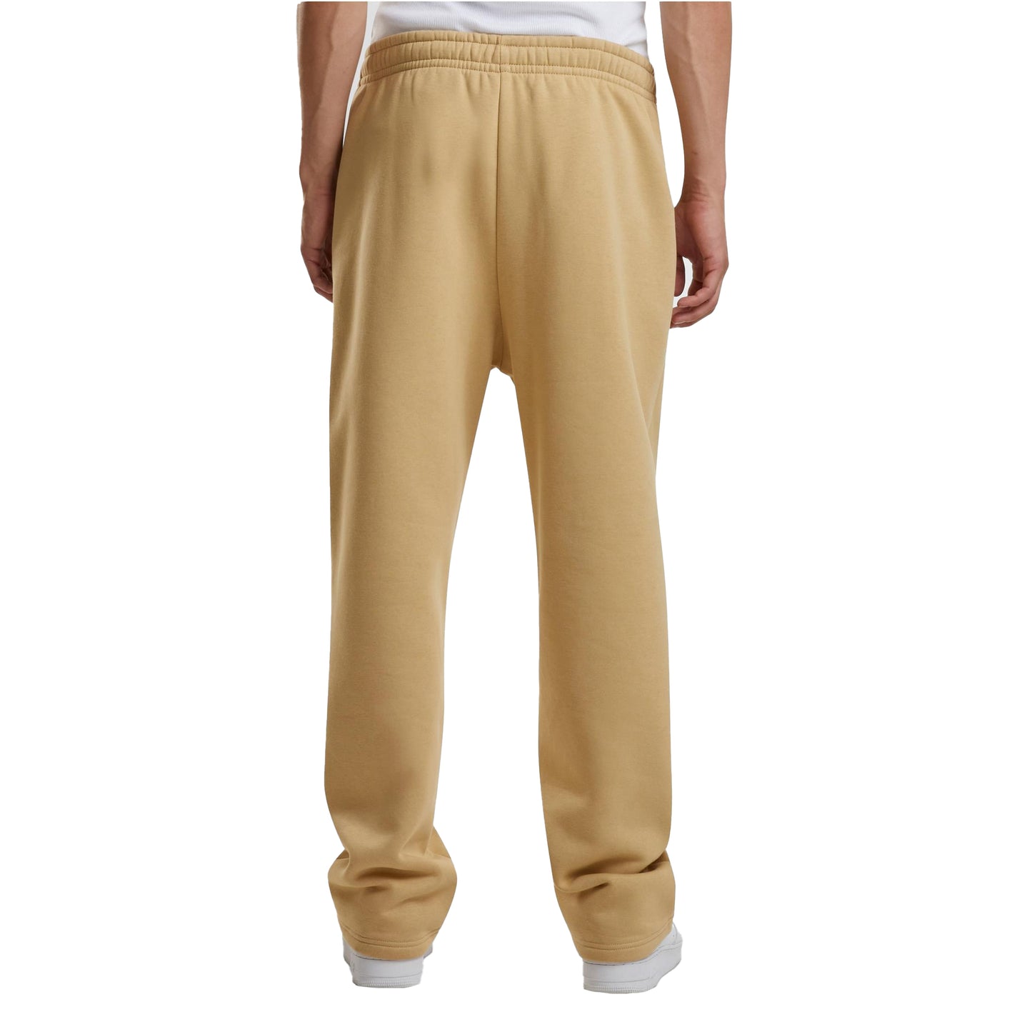 Union Beige - Back - Build Your Brand Unisex Adult Fluffy Jogging Bottoms