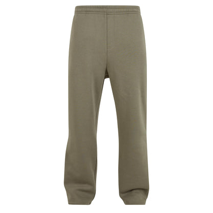 Pale Olive - Front - Build Your Brand Unisex Adult Fluffy Jogging Bottoms