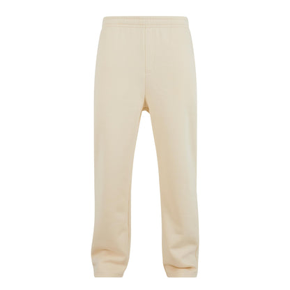 White Sand - Front - Build Your Brand Unisex Adult Fluffy Jogging Bottoms