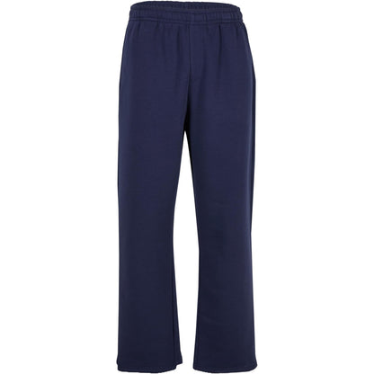 Navy - Front - Build Your Brand Unisex Adult Fluffy Jogging Bottoms