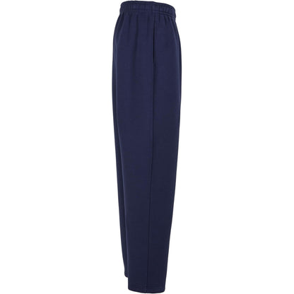 Navy - Lifestyle - Build Your Brand Unisex Adult Fluffy Jogging Bottoms