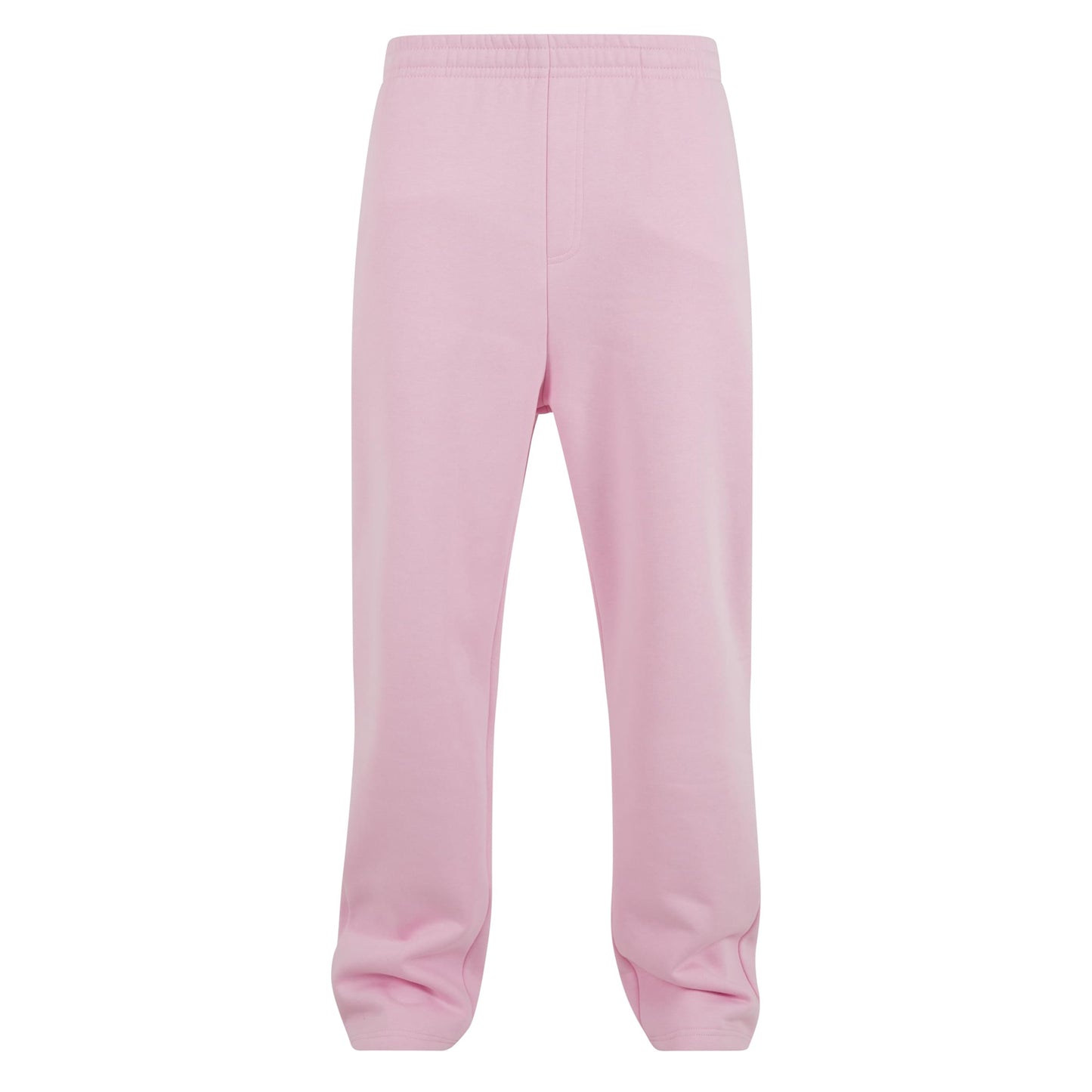 Soft Pink - Front - Build Your Brand Unisex Adult Fluffy Jogging Bottoms