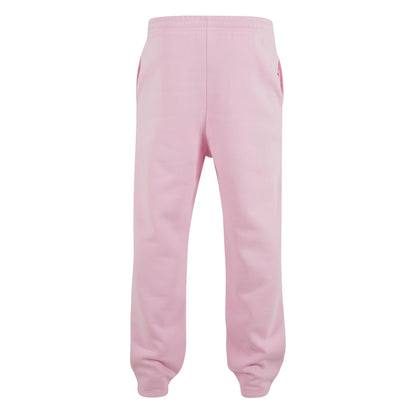 Soft Pink - Back - Build Your Brand Unisex Adult Fluffy Jogging Bottoms