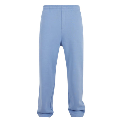 Powder Blue - Front - Build Your Brand Unisex Adult Fluffy Jogging Bottoms