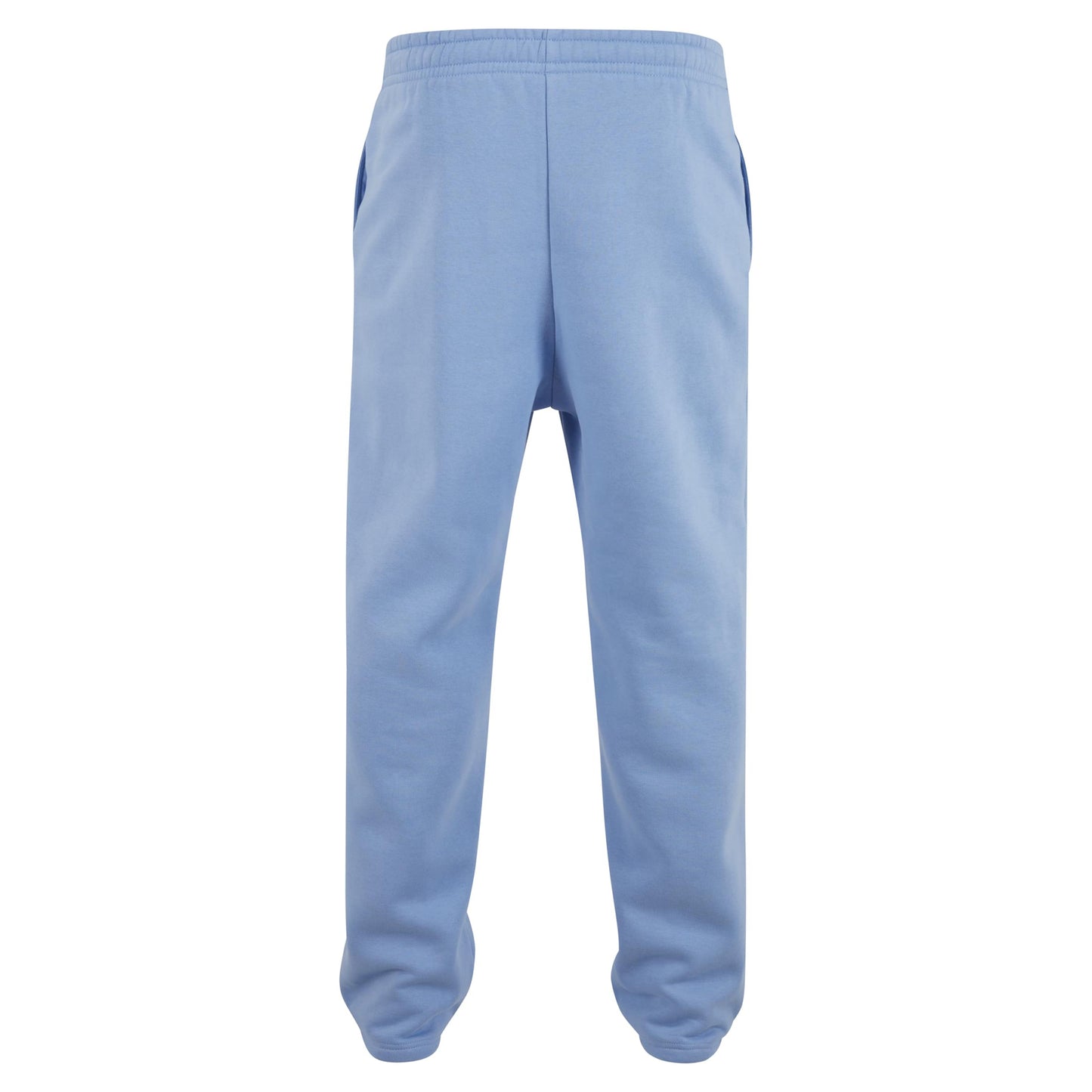 Powder Blue - Back - Build Your Brand Unisex Adult Fluffy Jogging Bottoms