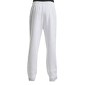 White - Back - Build Your Brand Unisex Adult Fluffy Jogging Bottoms