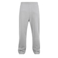 Light Asphalt - Front - Build Your Brand Unisex Adult Fluffy Jogging Bottoms