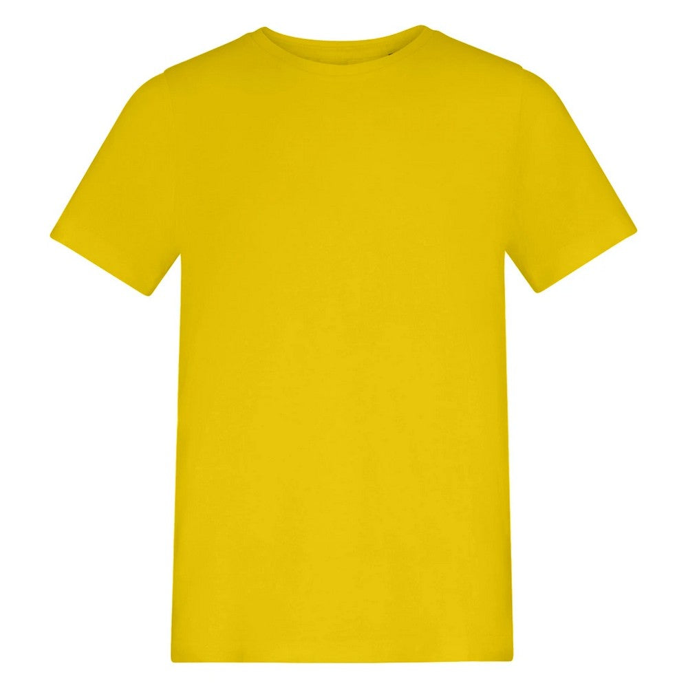 Sun Yellow - Front - Awdis Childrens-Kids 150 Crew Neck T-Shirt