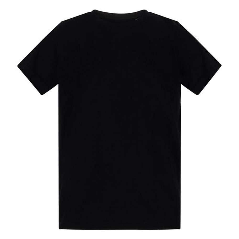 Deep Black - Front - Awdis Childrens-Kids 150 Crew Neck T-Shirt