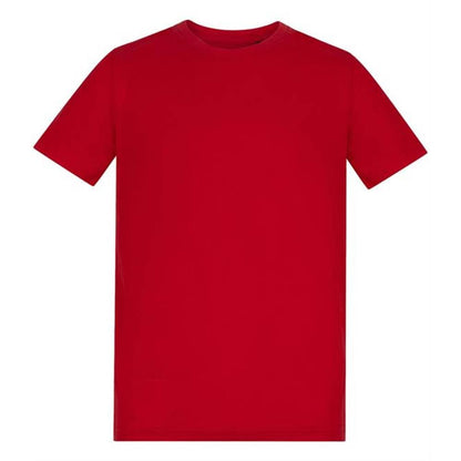 Fire Red - Front - Awdis Childrens-Kids 150 Crew Neck T-Shirt