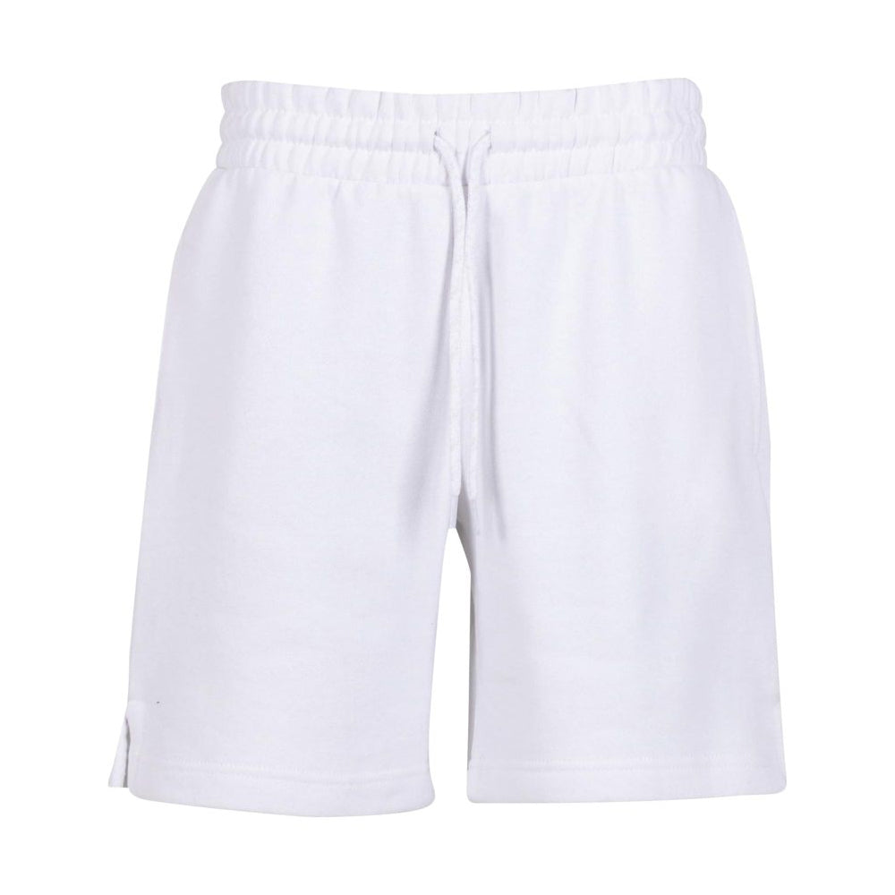 White - Front - Build Your Brand Womens-Ladies Basic Sweat Shorts