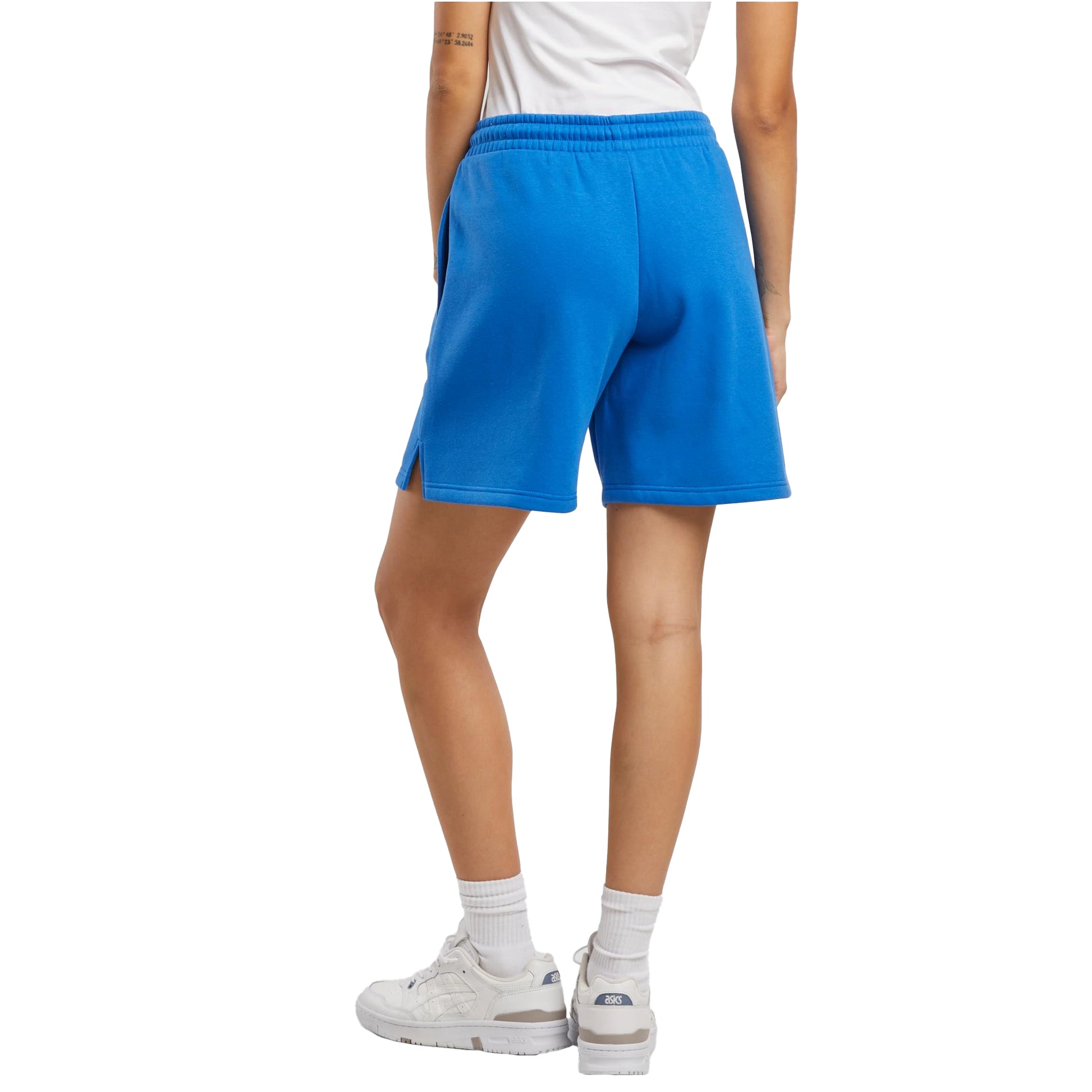 Intense Blue - Back - Build Your Brand Womens-Ladies Basic Sweat Shorts