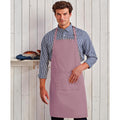 Rose - Back - Premier Ladies-Womens Colours Bip Apron With Pocket - Workwear