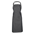 Black Denim - Front - Premier Ladies-Womens Colours Bip Apron With Pocket - Workwear