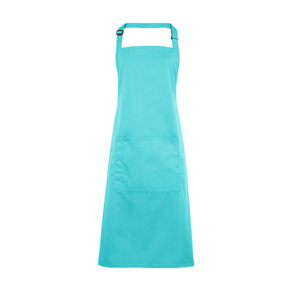 Duck Egg - Front - Premier Ladies-Womens Colours Bip Apron With Pocket - Workwear