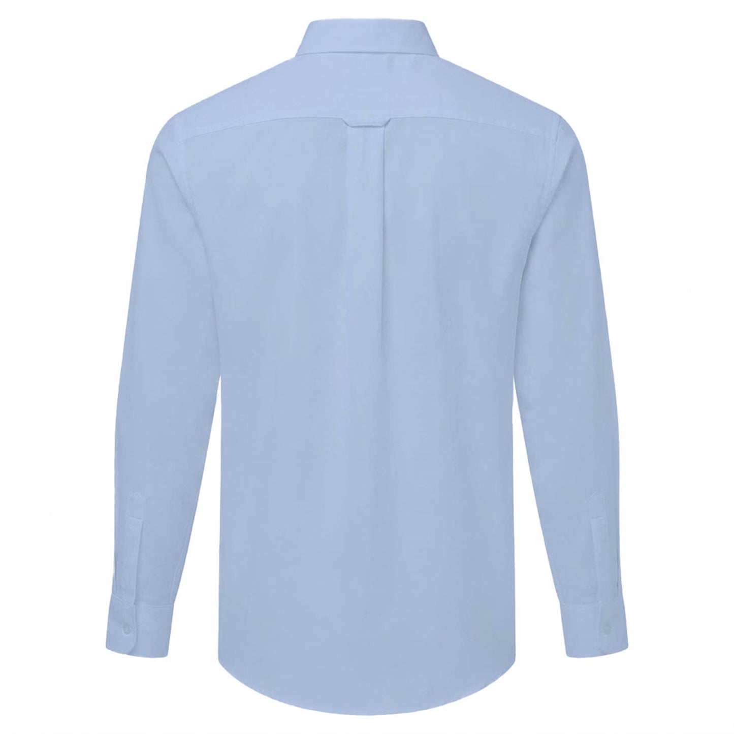Blue Oxford - Back - Premier Mens Supreme Oxford Long-Sleeved Formal Shirt