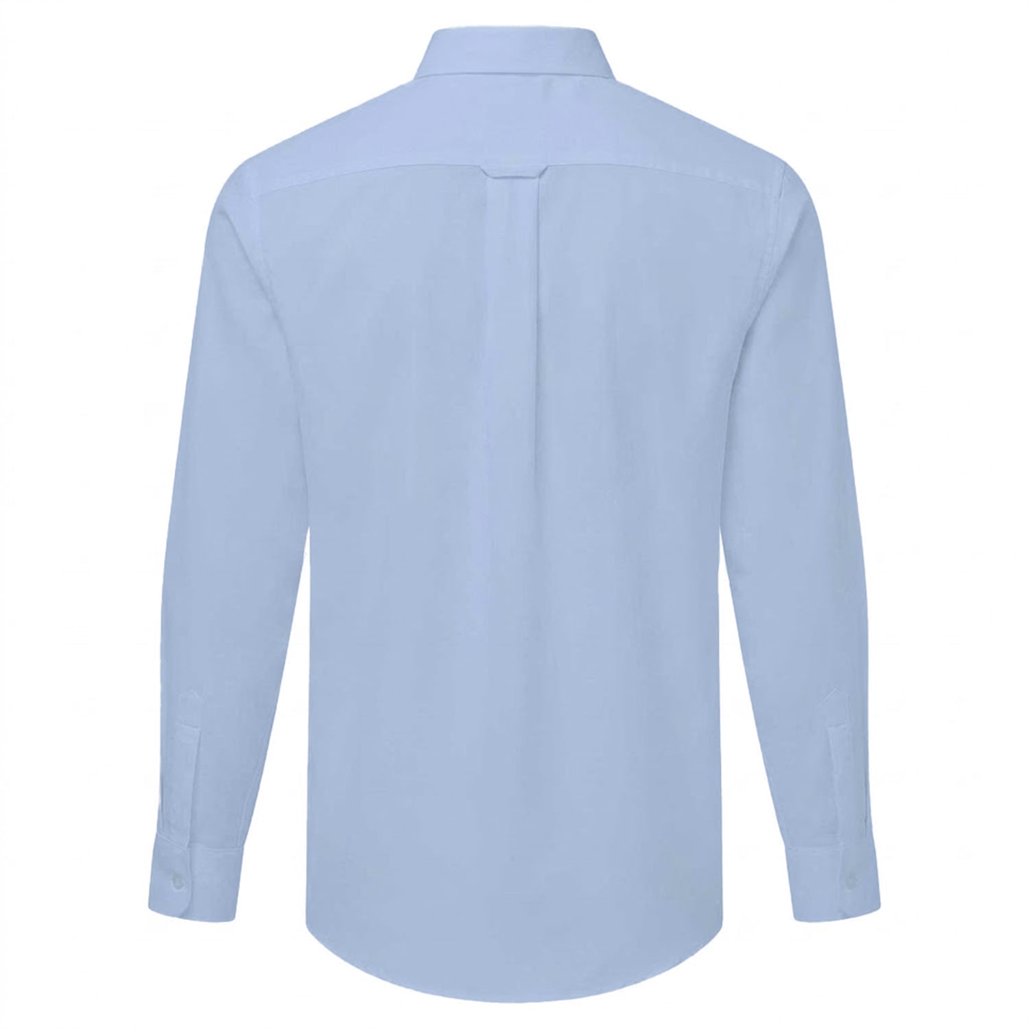 Blue Oxford - Back - Premier Mens Supreme Oxford Long-Sleeved Formal Shirt