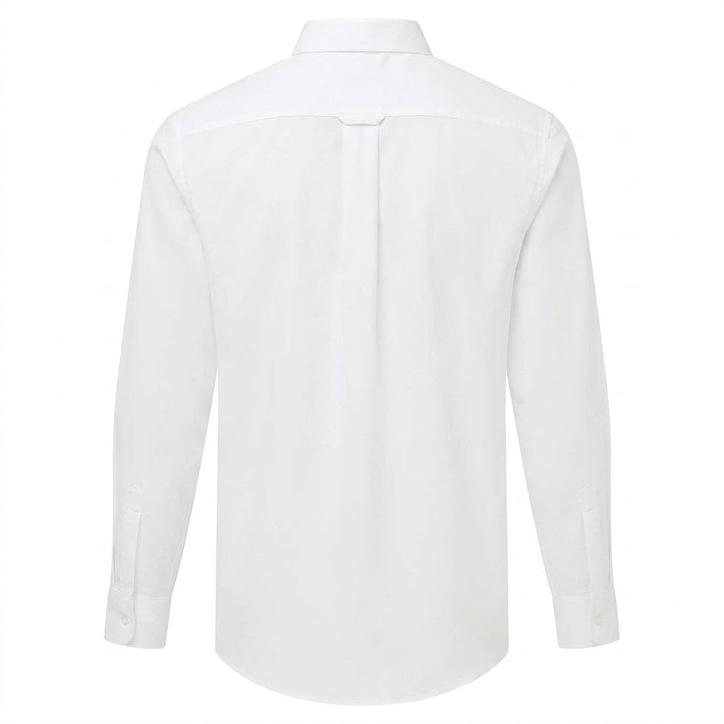 White - Back - Premier Mens Supreme Oxford Long-Sleeved Formal Shirt