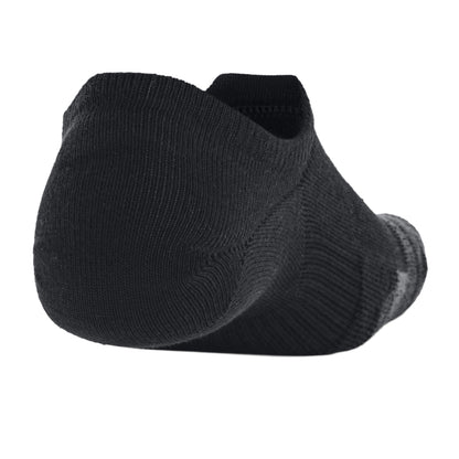 Black - Back - Under Armour Unisex Adult Ultra-Low Training Sports Socks (Pack of 3)