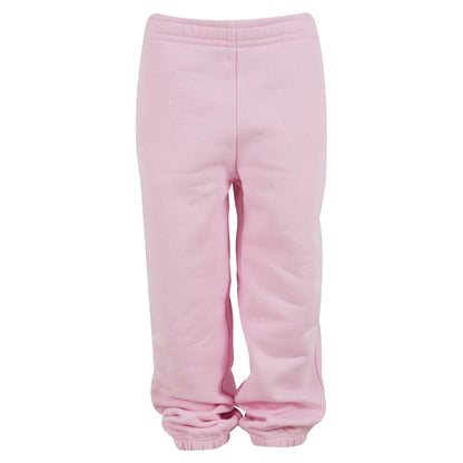 Soft Pink - Front - Build Your Brand Childrens-Kids Fluffy Jogging Bottoms