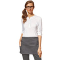 Dark Grey - Back - Premier Ladies-Womens Colours 3 Pocket Apron - Workwear