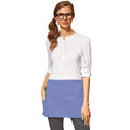 Mid Blue - Back - Premier Ladies-Womens Colours 3 Pocket Apron - Workwear