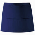 Navy - Front - Premier Ladies-Womens Colours 3 Pocket Apron - Workwear