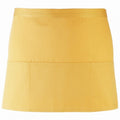 Sunflower - Front - Premier Ladies-Womens Colours 3 Pocket Apron - Workwear