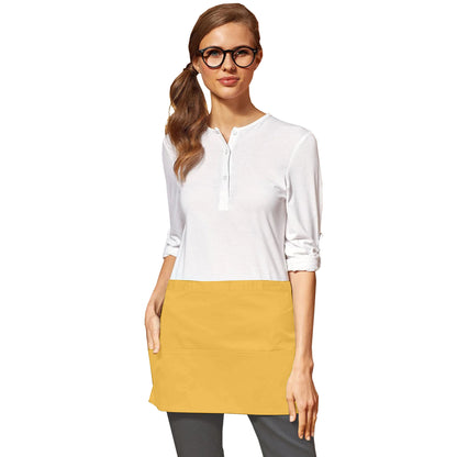 Sunflower - Back - Premier Ladies-Womens Colours 3 Pocket Apron - Workwear