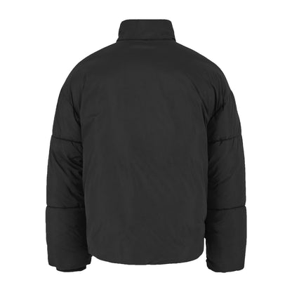 Black - Back - Build Your Brand Womens-Ladies Loose Puffer Jacket
