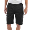 Black - Side - Result Genuine Recycled Mens Work Shorts